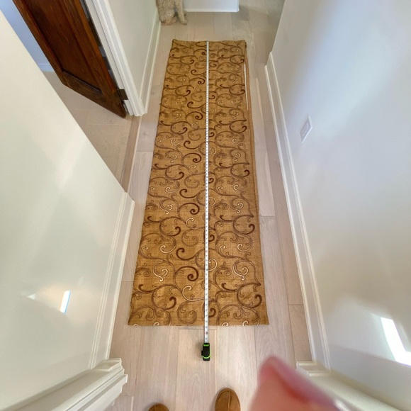 HORCHOW tone on tone curtain - Picture 8 of 12